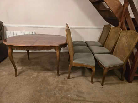 Photo of free Vintage table and chairs set (Flitwick) #1
