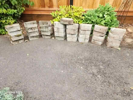 Photo of free 41 Stone pavers and pond liner (North Tabor/Montavilla) #2