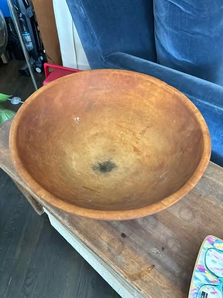 Photo of free Giant 17” wide Hand carved bowl (240 W 73rd St) #1