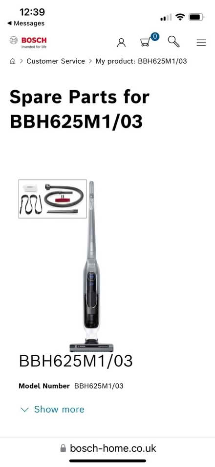 Photo of Charger for Bosch Athlet vacuum (East Barnet, EN4) #2