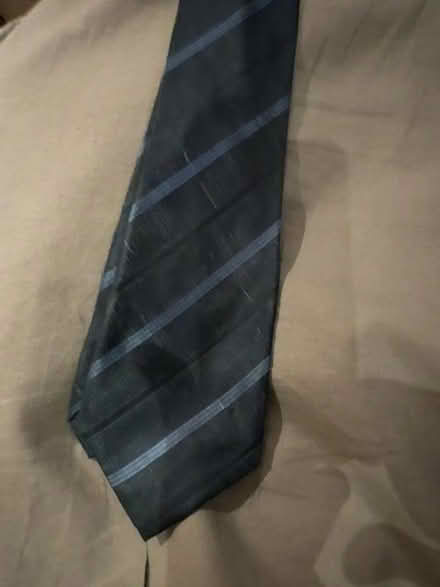 Photo of free Men tie charcoal with blue (Tottenham N17) #2