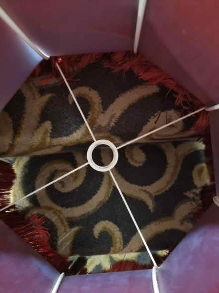 Photo of free Pair of Red Lamp Shades (Freeland, Oxfordshire) #2