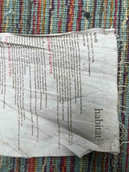 Photo of free Habitat Rug 170x240 (TW9) #2