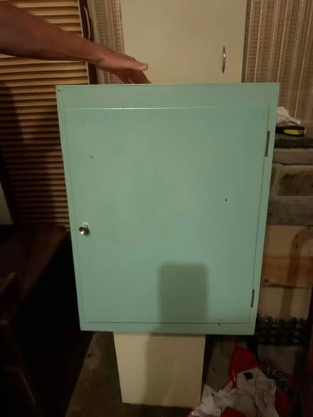Photo of free Small retro painted wall cabinet (Rusthall TN3) #1