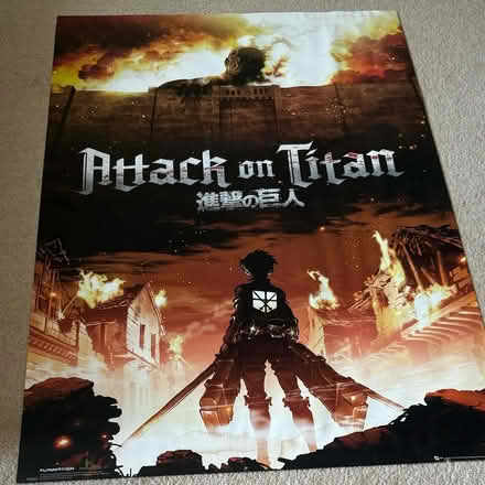 Photo of free Large poster of Attack on Titan (Newton Leys) #1