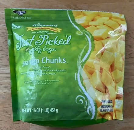 Photo of free Wegmans Frozen Mango Chunks (Downtown ITH) #1