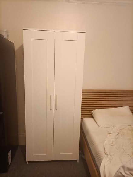 Photo of free White double wardrobe (Camberly GU15) #1