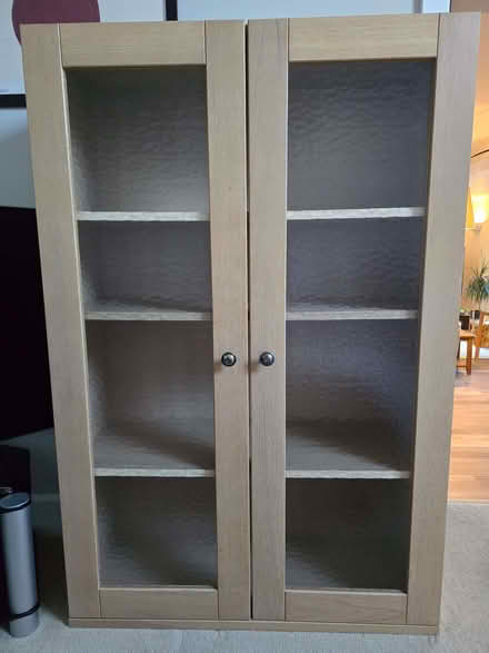 Photo of free Shelving unit with glass doors (Belle Vue SY3) #2