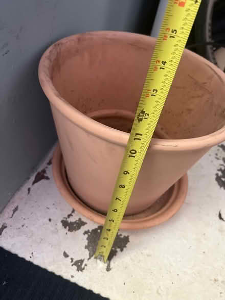 Photo of free Clay pot large (Downtown Guelph) #2
