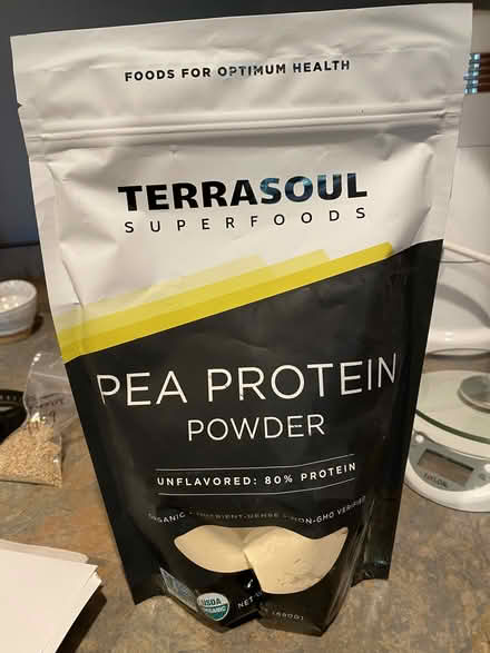 Photo of free Unopened Pea Protein Powder (North Cambridge) #1