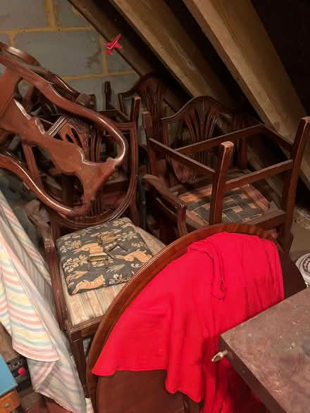 Photo of free Dining Table and six chairs (Hales Bridge RH5) #2