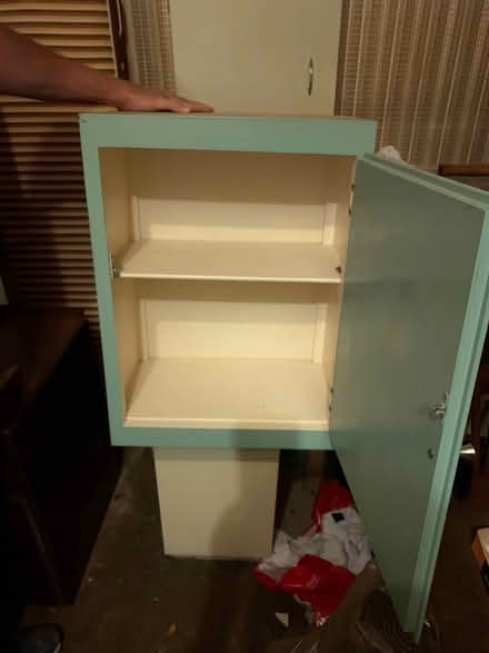 Photo of free Small retro painted wall cabinet (Rusthall TN3) #2