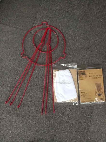 Photo of free Jam/jelly making stand + strainer bags (AB24) #1