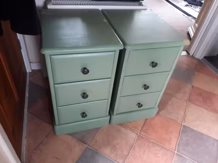 Photo of free Painted Pine Bedside Drawers (EH33, Tranent) #2