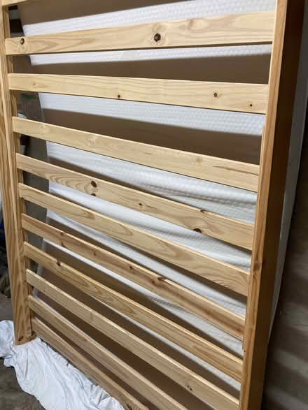 Photo of free Small wooden double bed (Kings Heath B13) #1