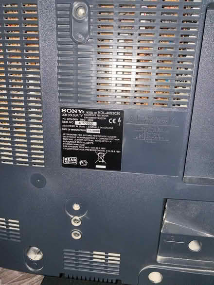 Photo of free Sony Bravia 40” TV (Berechurch CO2) #4