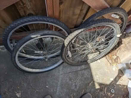 Photo of free assorted 26 inch bicycle rims #1