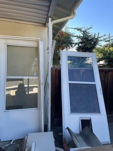 Photo of free 2 36 inch aluminum doors (Mountain View) #1