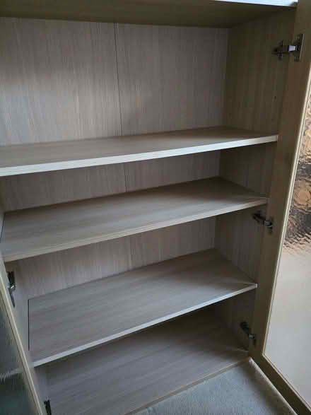 Photo of free Shelving unit with glass doors (Belle Vue SY3) #1