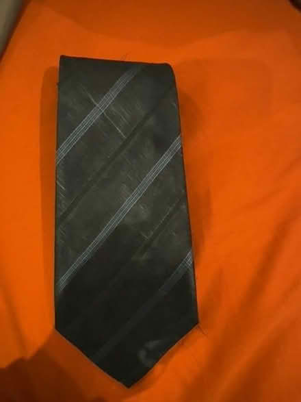 Photo of free Men tie charcoal with blue (Tottenham N17) #3