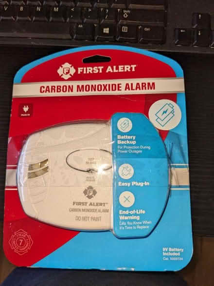 Photo of free Carbon Monoxide Alarm (North Portland) #1