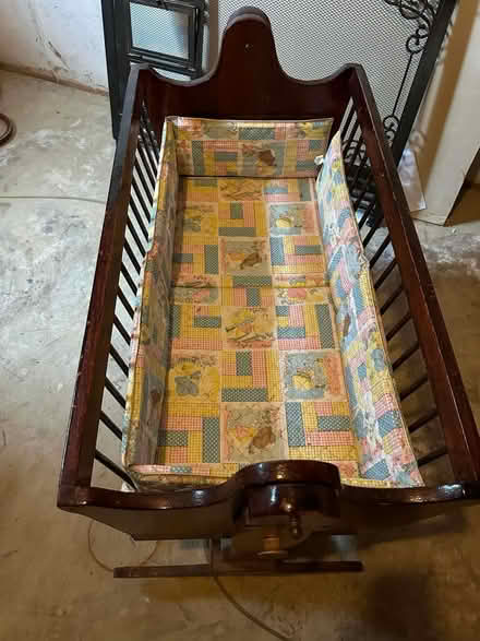 Photo of free Vintage handmade wood cradle (Delaplane Manor, Newark) #2