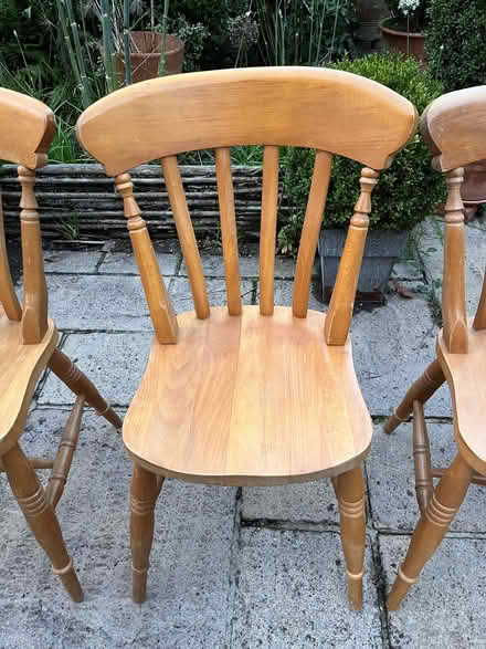 Photo of free Four Pine Kitchen Chairs (Hales Bridge RH5) #4