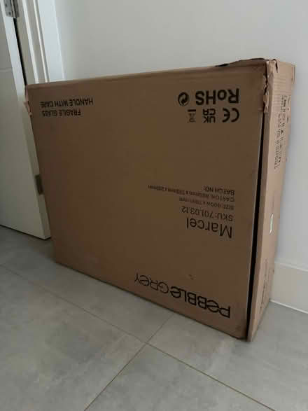 Photo of free Pebble Grey bathroom cabinet (South Tottenham) #2