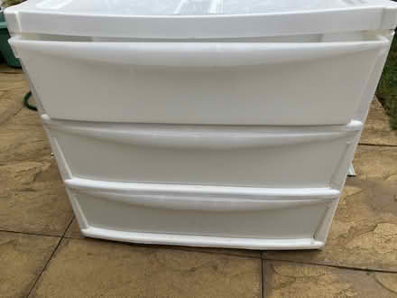 Photo of free Plastic chest of drawers (Popley RG24) #1