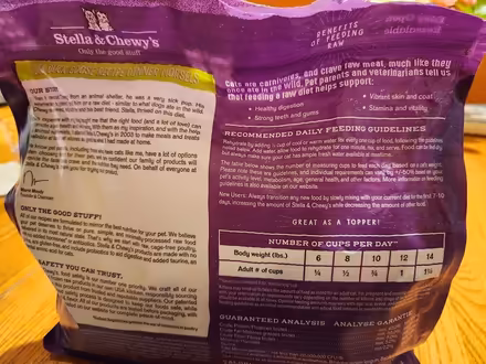 Photo of free Stella&Chewy DuckDuckGoose Cat Food (Bowie) #2