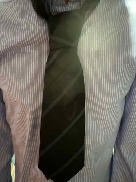 Photo of free Men tie charcoal with blue (Tottenham N17) #1