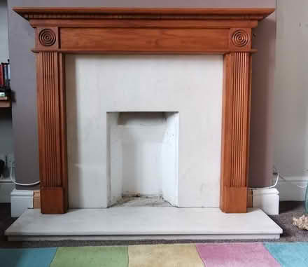 Photo of free Fireplace - surround plus marble (Flint CH6) #2