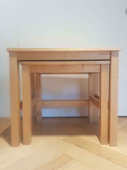Photo of free Two small pine Ikea tables (Gospel Oak NW5) #2