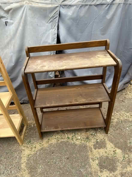 Photo of free Short collapsible book case (Woodside & El Camino) #1