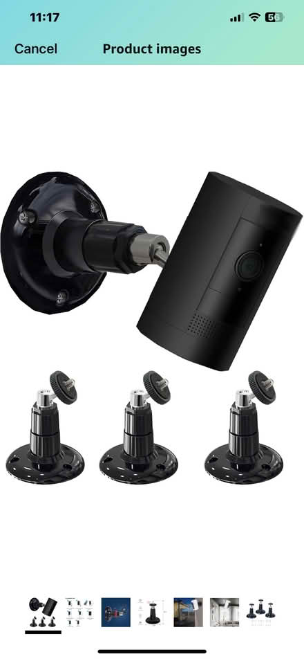 Photo of free 2xRing Camera Wallmount White (Old Malden KT4) #2