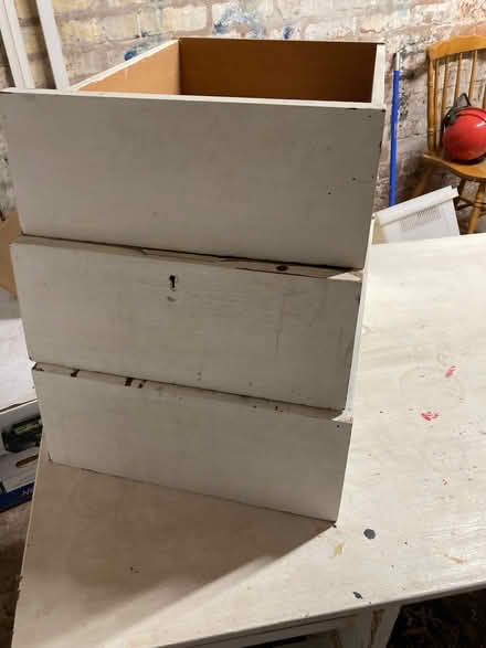 Photo of free Heavy Wooden desk with three drawer (Kings Heath B13) #1