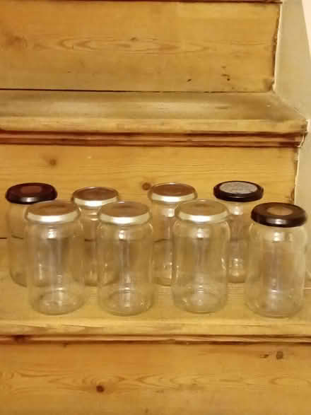 Photo of free 8 x Regular Size Empty Jam Jars & Lids. (Kendal LA9) #1