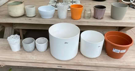 Photo of free Selection of flower pots (KT8 East Molesey) #1
