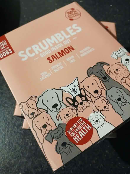 Photo of free Scrumbles Salmon DOG Food x 3 trays (Arlesey SG15) #1
