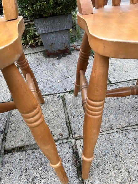 Photo of free Four Pine Kitchen Chairs (Hales Bridge RH5) #3