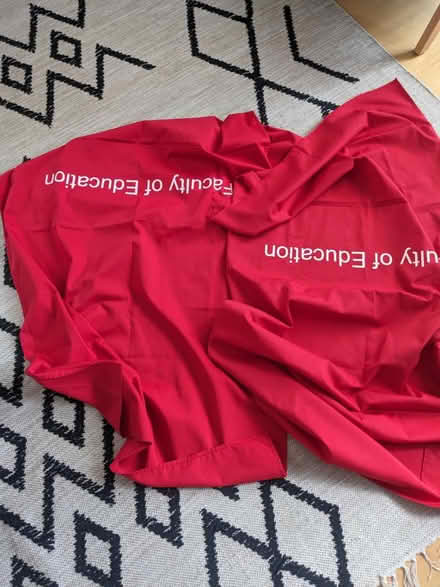 Photo of free 2 Pieces Of Red Fabric (CT1) #2