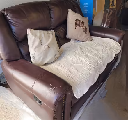 Photo of free Recliner two-seater sofa on offer (SM6) #1