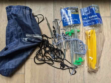 Photo of free Tent pegs & guy ropes (Harringay Ladder N8) #1