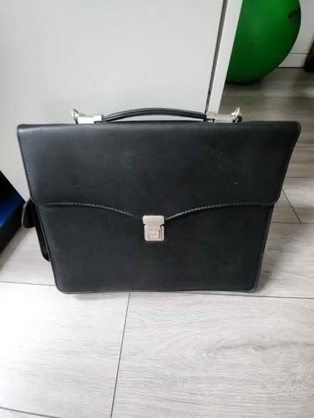 Photo of free Leather briefcase (Ashton upon Mersey M33) #1