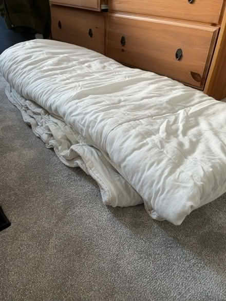 Photo of free 2 synthetic double duvets (Charlton OX12) #1