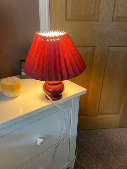 Photo of free Bedside lamp with shade (Papplewick NG15) #1