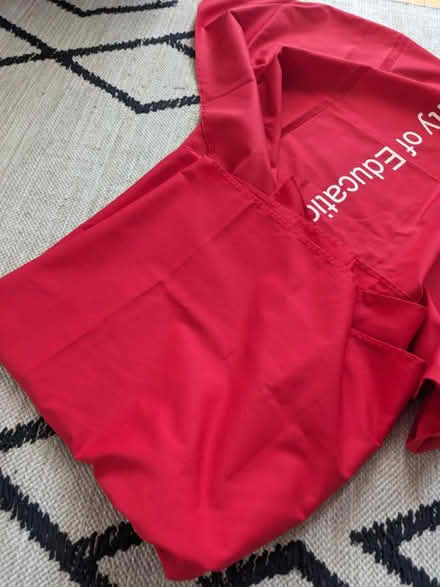 Photo of free 2 Pieces Of Red Fabric (CT1) #1