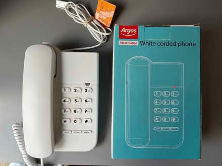 Photo of free Argos White Corded Phone (North Ascot SL5) #3