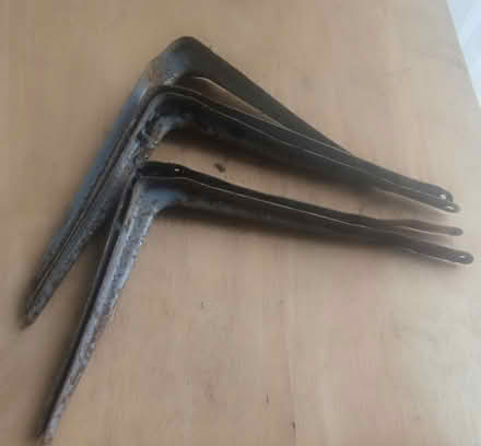 Photo of free A Little Rusty Shelf Brackets (Swords) #1