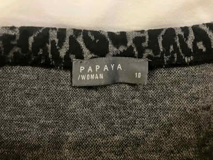 Photo of free Black/grey leopard print skater skirt - size 10 (Palmers Green N13) #1